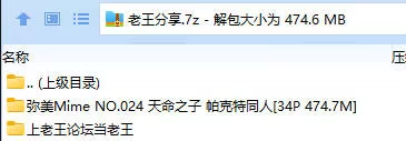 福利姬 弥美Mime NO.024 天命之子 帕克特同人【34P+474.7M】