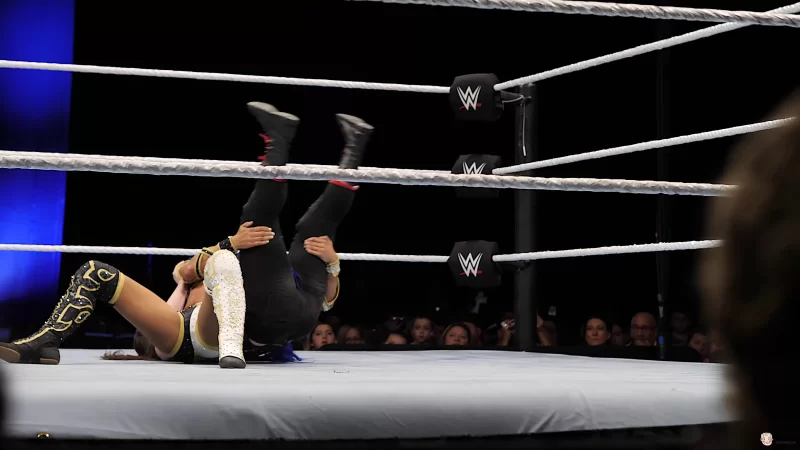 4K 世界摔角娱乐WWE 摔跤手对决 60帧率视频Sasha Banks PK Nikki Cross（4kmee.com专.jpg