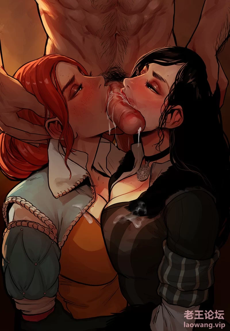 Triss-Merigold-and-Yennefer-cherry-gig-The-Witcher-3-Hentai.jpg