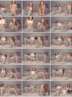 网络摄像头的女孩喷在瑜伽裤[00:03:45]