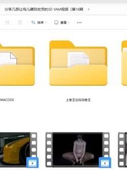 [自行打包] 分享几部让鸡儿硬到发烫的3D VAM视频（第18期 [3V+3.46GB][百度盘]