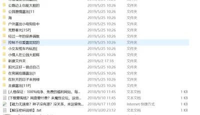 【自行打包】某网站收集各种场合露出合集【8713p/4.26G】【百度盘】