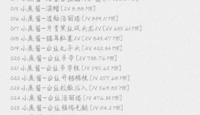 [转载搬运] 福利姬小鹿酱40v合集 [40v+20G][百度盘]