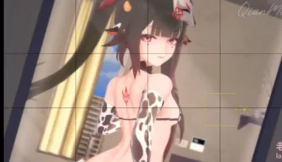 【3D】【vectorcell】粉红猫花火