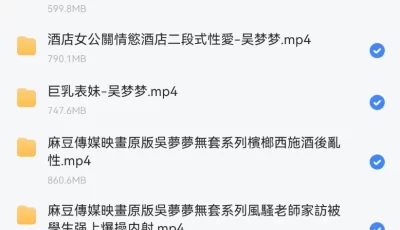[转载搬运] 麻豆传媒  吴梦梦合集 [54+66g][磁力链接]