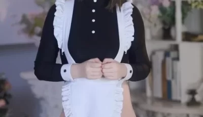 [转载搬运] 【COSPLAY】疯猫ss – NO.141 少女的衣橱 连体女仆 [58P+700M][百度盘]