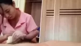 约了个年轻小姐姐技师，没想到她居然插马眼和龟头责都玩得很溜！ [24:26]
