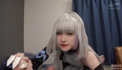 [自行打包] 【美颜♥】COS 制服 撕黑丝袜 不认识 [1v+2.9g][百度盘]