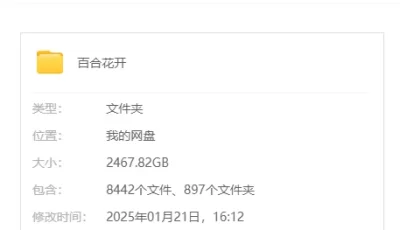 [转载搬运] 百合资源合集 2500g [8442个文件+2467.82g][百度盘]