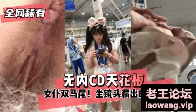 【全网稀有】无内⭐CD天花板⭐ 女仆双马尾！坐镜头漏出B和菊花 [05:04]