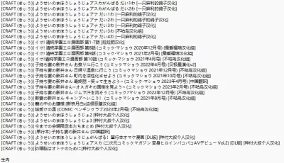 [转载搬运] CRAFT (きぃう)作品合集(熟肉51本+生肉19本+杂图2000p） [70本+2000p+4.96g][百度盘]