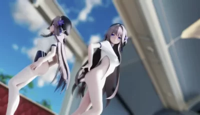 [自行打包] 大/小黑塔和艾丝妲mmd纯舞有2个是手脱 [v4+8G][百度盘]