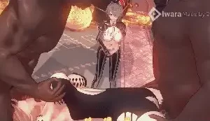 [转载搬运] [MMD/NTR/CV] QOS! 2113:崩坏NTR-婚纱丽塔&幽兰黛尔在俱乐部工作 [1+572M][百度盘]