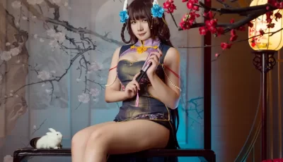 [转载搬运] 麻花酱 Vol.084 比睿旗袍+泳装 [61P-446MB] [61p+446mb][百度盘]