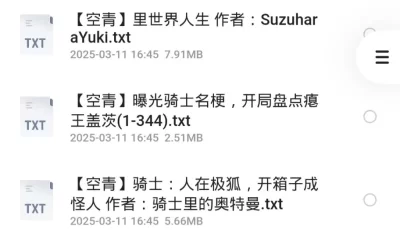 5月30日300本小说 飞卢 起点 刺猬猫 小说合集