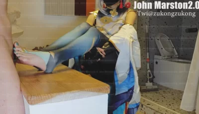[自行打包] John Marston申鹤cos足交，踩脚袜与裸足双重榨精❤️ [1v+1.02g][百度盘]