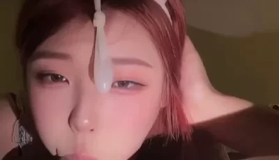 推特高颜值网红TS娘【鱼籽储存器】暴力深喉福利视频